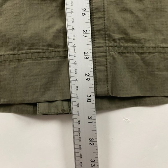 Eddie Bauer Travex Military Field Coat Jacket Men's Medium Cotton Army Green - Picture 15 of 15
